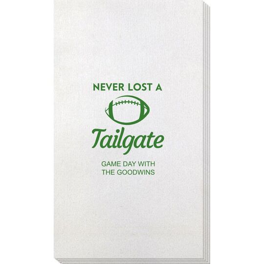 Never Lost A Tailgate Bamboo Luxe Guest Towels